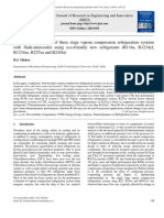 Irreversibility Analysis of Three Stage Vapour Compression Refrigeration Systems With Flash-Intercooler Using Eco-Friendly New Refrigerants