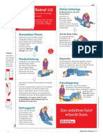 Erste Hilfe Faltplan