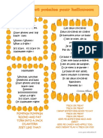 Poèmes Et Chansons Pour Halloween Lecture Vie de La Classe