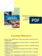 Statistical Inference: Estimation For Single Populations: Discrete Distributions