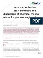 HTC Summary and Discussion of Chemical Mechanisms For Process Engineering