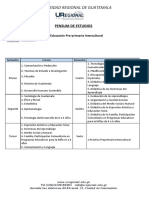 Prof. en Educación Preprimaria Intercultural PDF