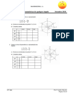 Ficha 2 - Razões Trigonométricas de Qualquer Ângulo