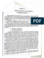 Classification of Equity Jurisdiction