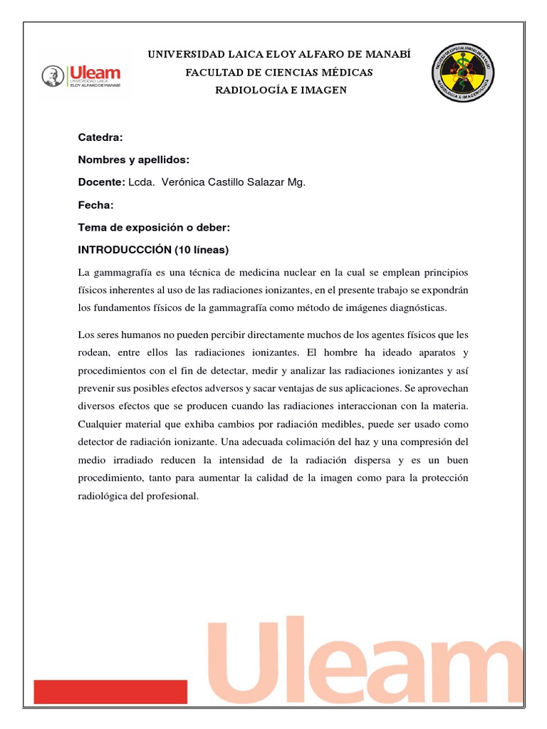 Colimadores | PDF | Radiación ionizante | Radiología