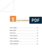 Los Continentes. Ficha 1. Europa 36. Ficha 2. África 37. Ficha 3. Asia 38. Ficha 4. América 39. Ficha 5. Oceanía 40. Ficha 6 PDF