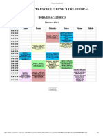 Horario Académico