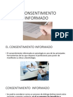 El Consentimiento Informado