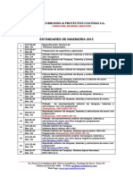 Indice Estandar de Ingenieria 2015