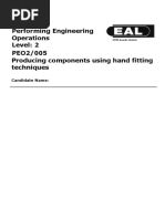 Hand Fitting Techniques Overview | PDF | Drill | Metalworking