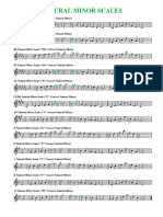 Minor Scales Alto Sax PDF