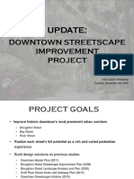 Update:: Downtown Streetscape Improvement Project