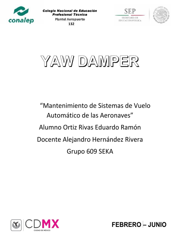 Yaw Damper System PDF