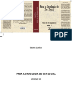 Georg Lukács - Para a Ontologia Do Ser Social - Obras de G. Lukács 14(2018, Coletivo Veredas)
