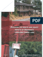 Assessing the Health & Equity Impacts of Arkansas Landlord Tenant Laws