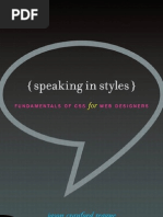 Download Speaking in Styles - Fundamentals of CSS for Web Designers by Judith Amadi SN39371734 doc pdf