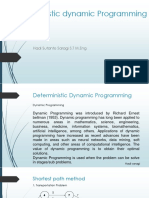 Deterministic Dynamic Programming