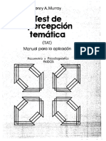 Apercepclon Tematica TAT Manual Para La