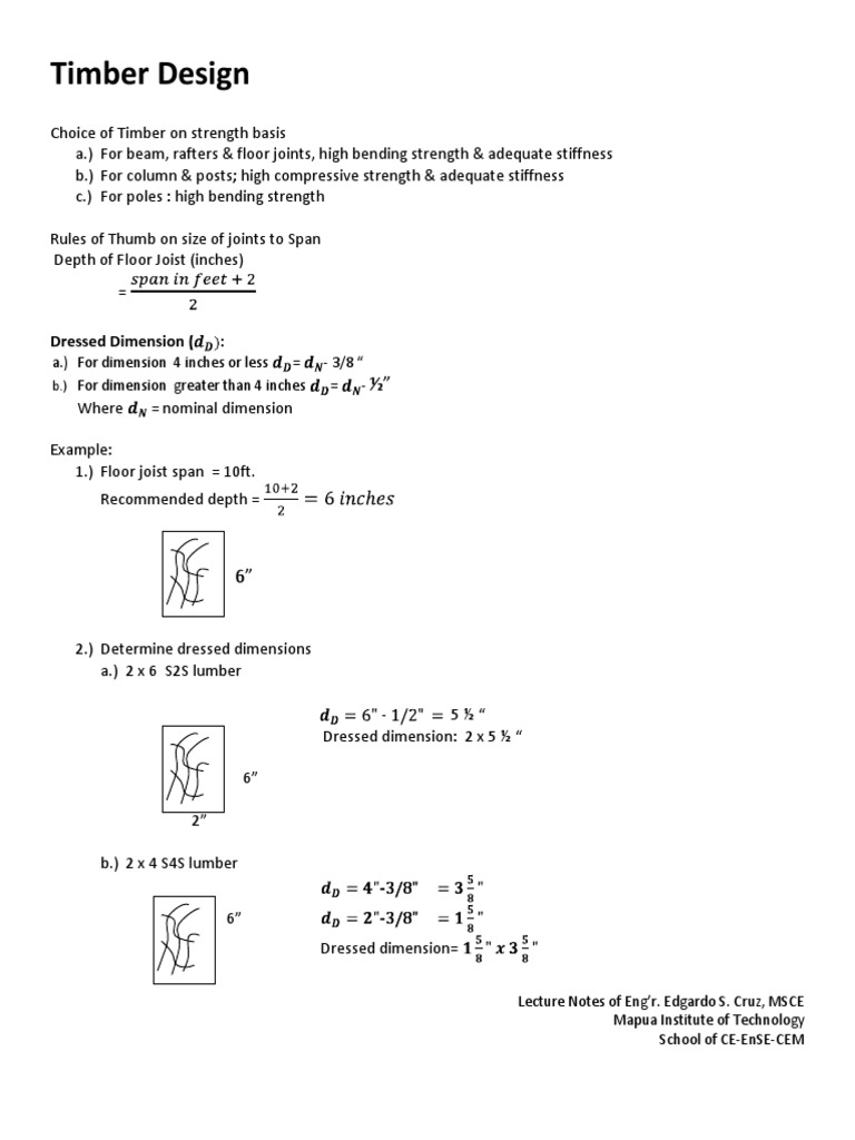 Timber Design | PDF | Bending | Column