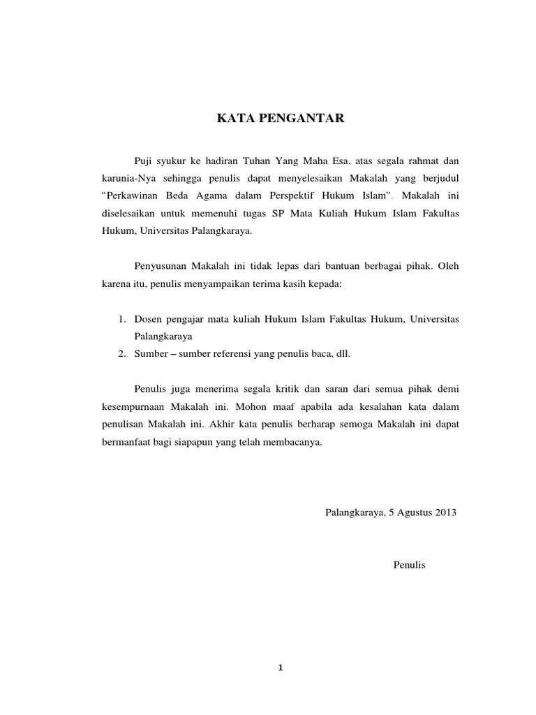 Makalah Pernikahan Beda Agama Menurut Islam Makalah Pernikahan Beda Agama Menurut Islam