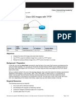 Lab 8.4.3a Managing Cisco IOS Images With TFTP: Objectives