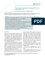 1. Evaluation of Pistacia Lentiscus Seed Oil and Phenolic Compounds for in Vitro