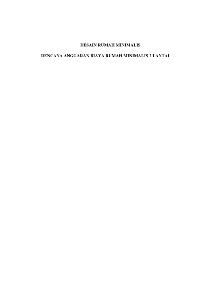 DESAIN RUMAH MINIMALISdocx