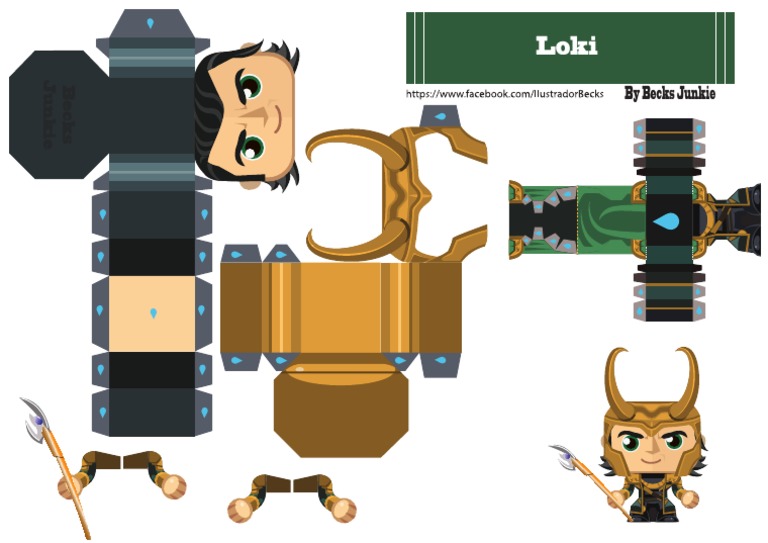 Loki Mini Papercraft | PDF