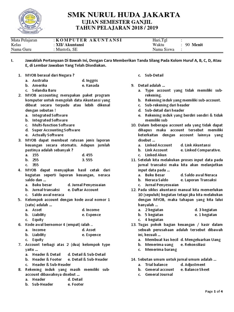 Featured image of post Pembahasan Tentang Pelajaran Akutansi Kelas - 1.500.000 • smp = rp.