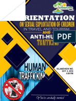Orientation: On Sexual Exploitation of Children