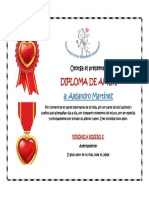 Diploma de Amor