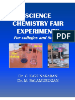 Karunakaran Book - Science Chemistry Fair Experiments - Highlights