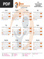 Texas SPO 2020 Calendar by YourChildSupportLawyer.com