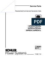 Kohler 14 20 RES Parts Manual TP 6806 2016 06