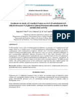 Synthesis on Study of 2methyl5nitron435substituted45 Dihydroisoxazol3ylphenoxyphenylbenzenesulfonamide and Theirantimico