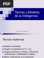 Teorias y modelos de la inteligencia