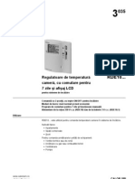 Carte Tehnica Cronotermostat Siemens Rde10