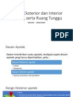 Point 3 - Bagian Chelle - Desain Eksterior Dan Interior Apotek, Serta Ruang