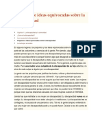 Prejuicios e Ideas Equivocadas Sobre La Discapacidad