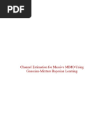 Channel Estimation For Massive MIMO Using Gaussian-Mixture Bayesian Learning