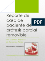 Reporte de Paciente Protesis Parcial Removible