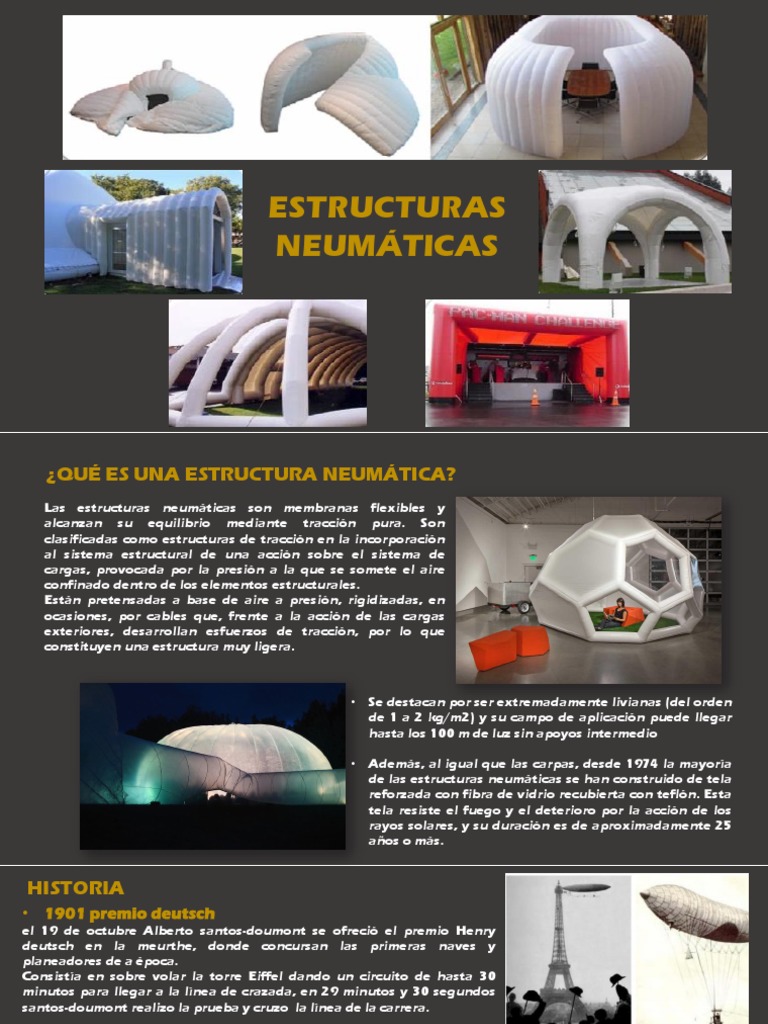 Estructuras Neumáticas: Definición y Ejemplos | PDF | Aluminio | Naturaleza