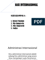 ADMINISTRASI INTERNASIONAL