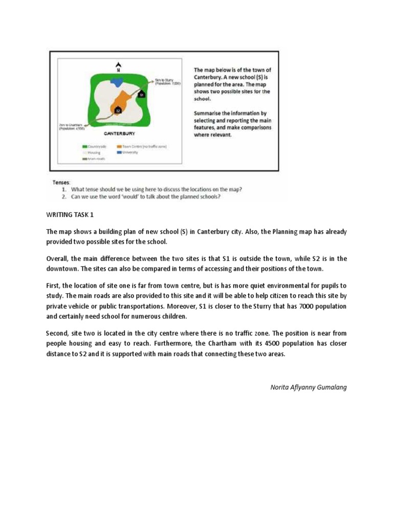 Contoh Soal Writing Task 1 Dan Jawaban