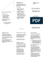 Placenta Prae Via MDH B 3739