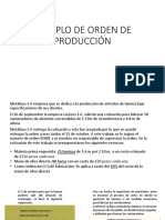 Ejemplo de Orden de Producción