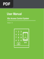 User Manual: X8s Access Control System