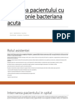 Ingrijirea Pacientului Cu Pneumonie Bacteriana Acuta - Georgescu Valeriu