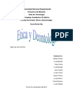 Etica y Deontologia