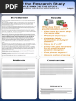 A2 Poster Presentation Template Guide | PDF | Page Layout | Typefaces